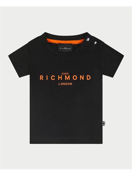 T-shirt John Richmond pour enfants avec boutons JOHN RICHMOND | RIP25014TSBLACK